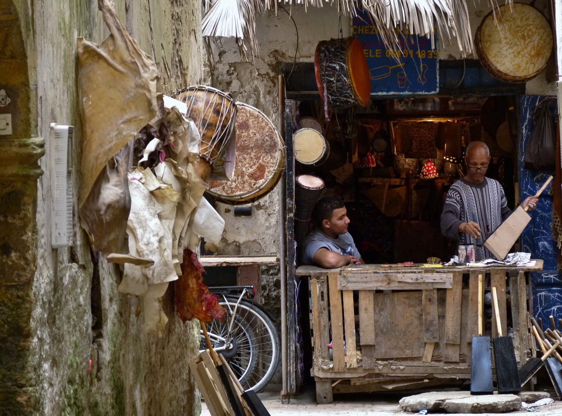 Essaouira, souk, échope de menuisier